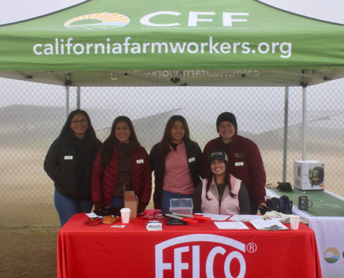 Valley Pruning Contest – California Farmworker Foundation CFF Staff on site during the Central Valley Pruning Contest held by California Farmworker Foundation